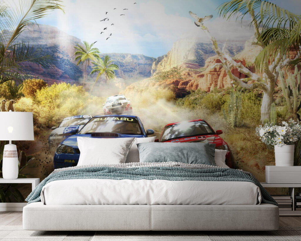 Rally sulla strada polverosa — ambiente 2