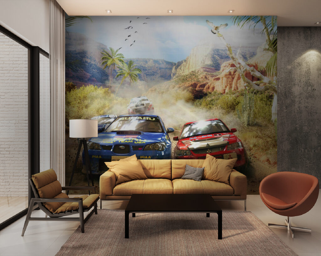 Rally sulla strada polverosa — ambiente 1