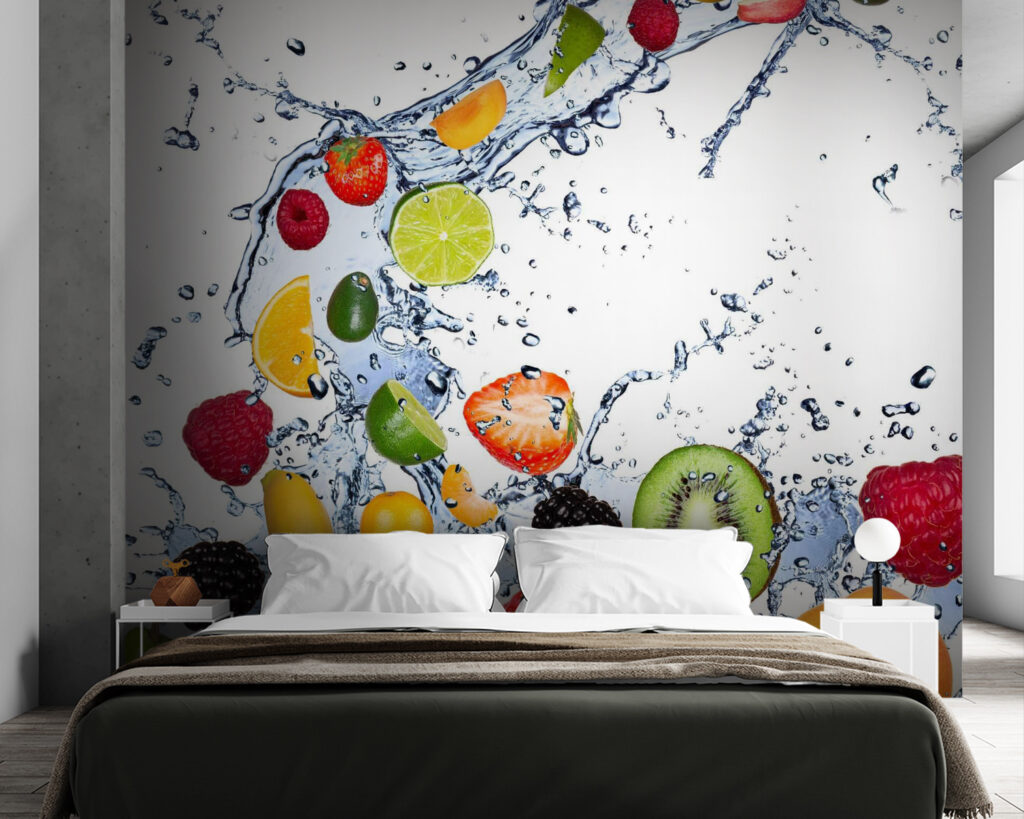 Frutta schizzata nell’acqua — ambiente 1