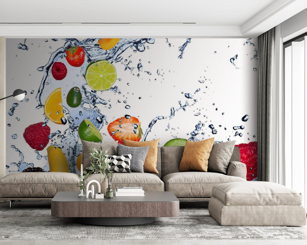 Frutta schizzata nell’acqua — ambiente 2