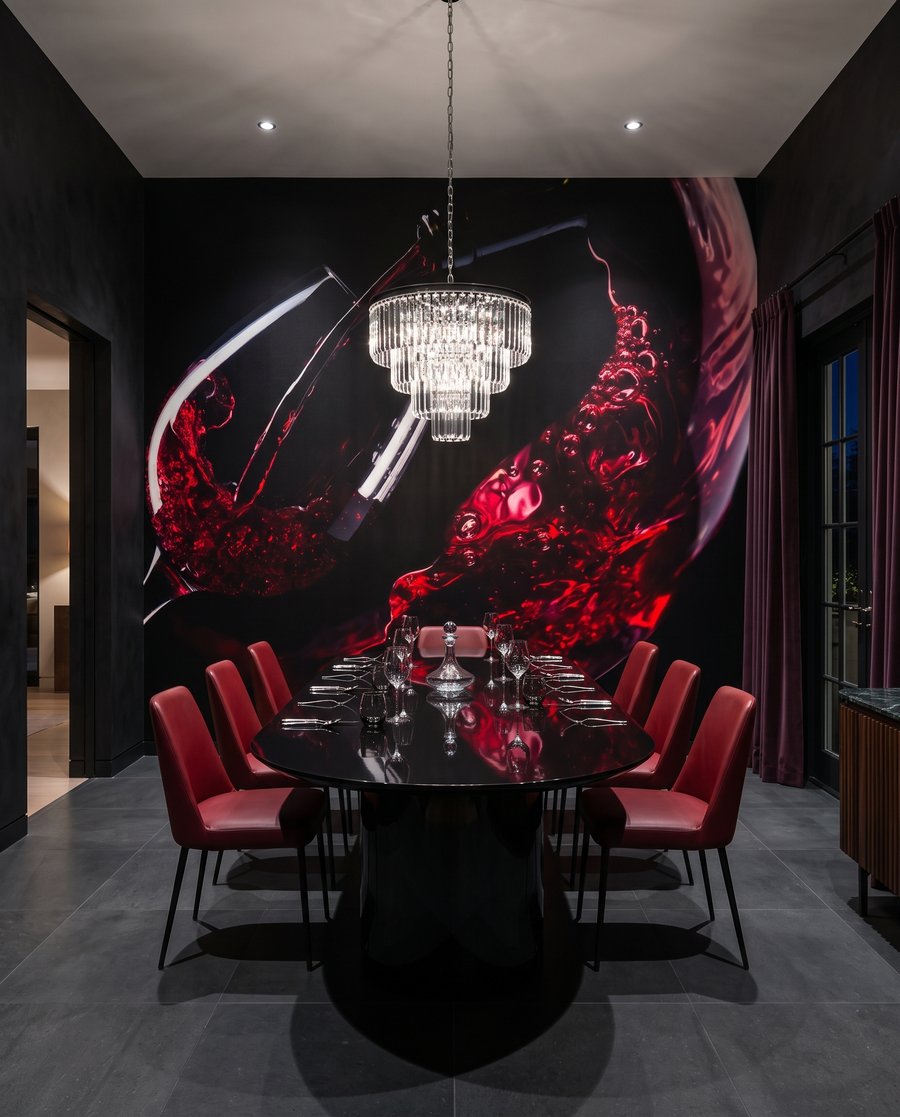 Vino rosso in movimento — ambiente 7