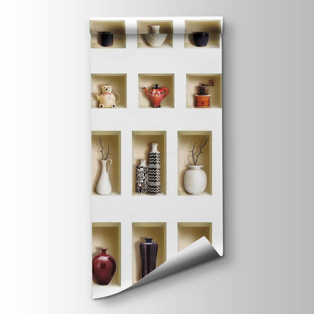 Nicchie con vasi decorativi — vista del prodotto