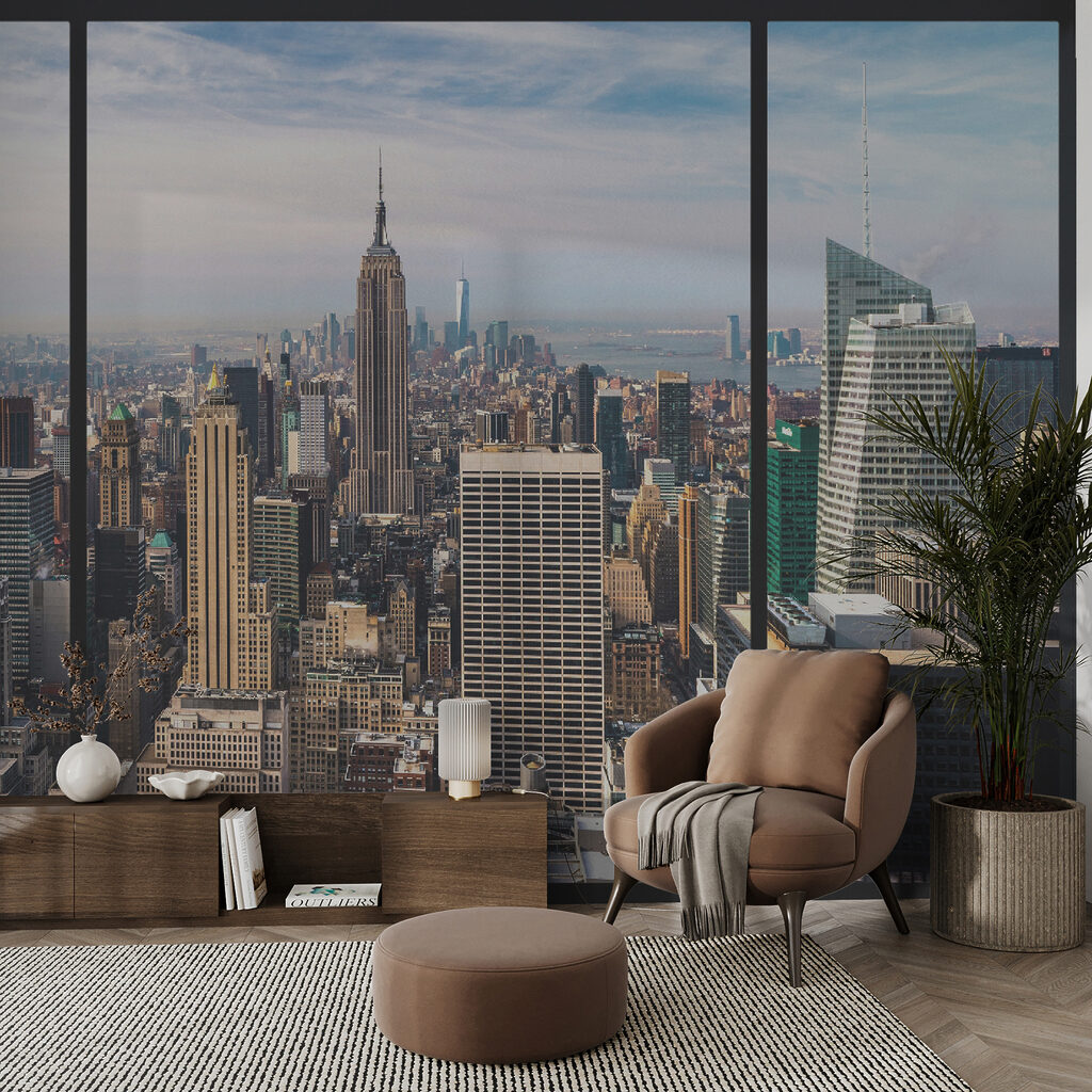 Manhattan dietro infissi neri — ambiente 8