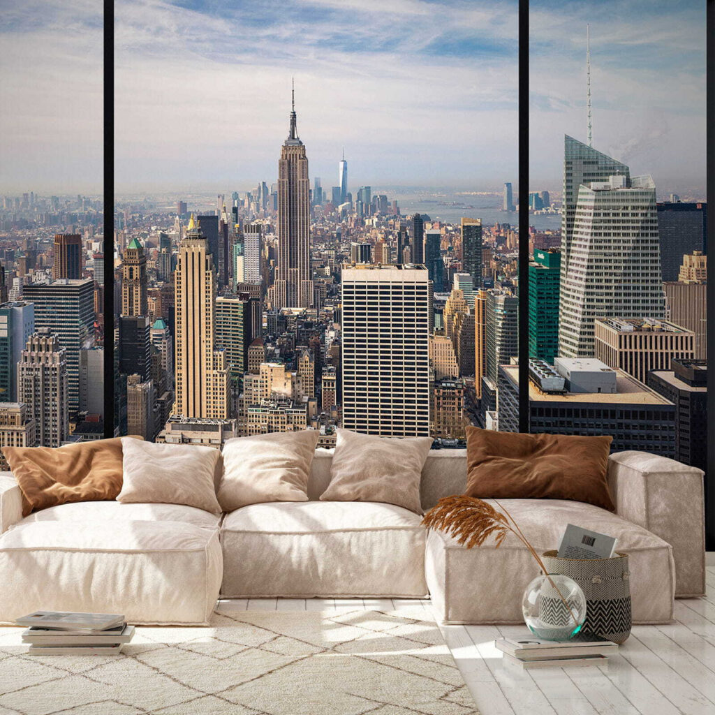 Manhattan dietro infissi neri — ambiente 4