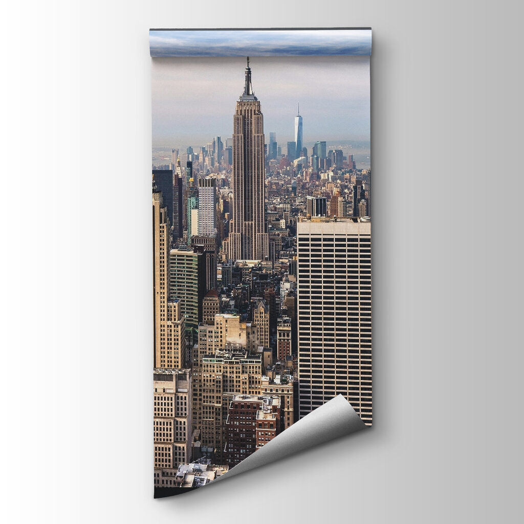 Manhattan dietro infissi neri — vista del prodotto