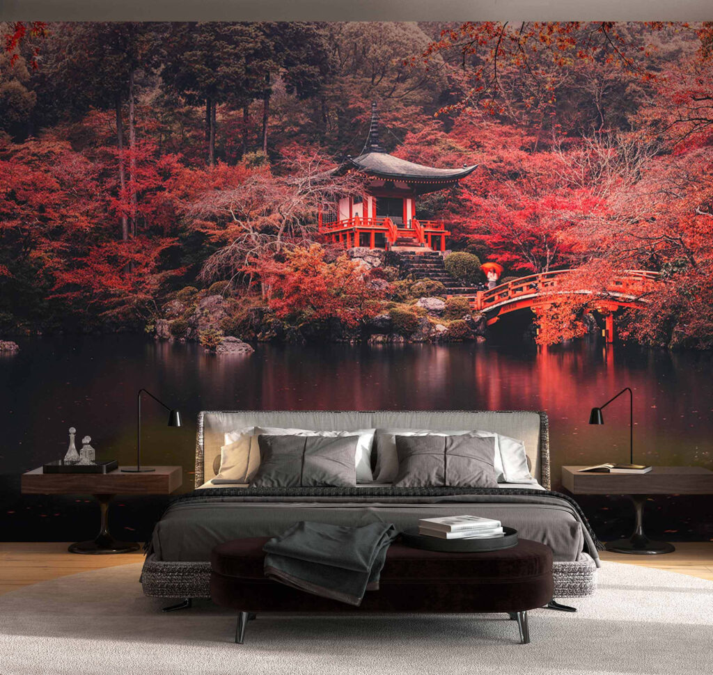 Giardino rosso sull’acqua — ambiente 2