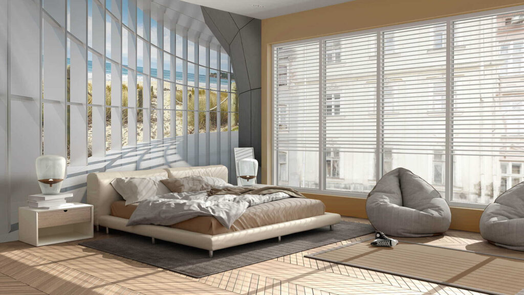 Luce tra alte finestre — ambiente 2