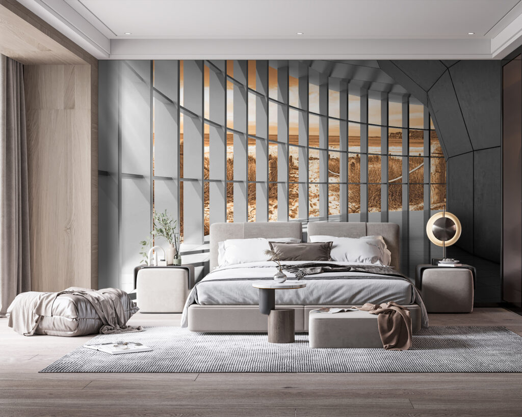 Luce tra alte finestre — ambiente 3