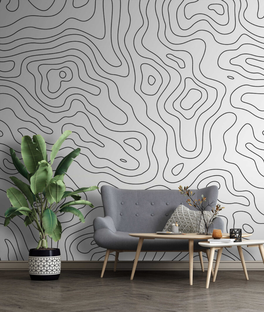 Linee di contorno ondulate — ambiente 3