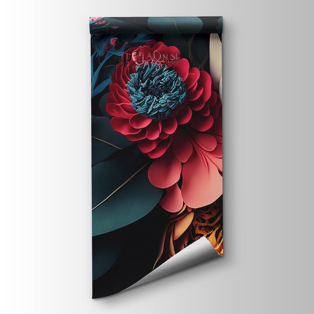 Peonie scure a strati — vista del prodotto