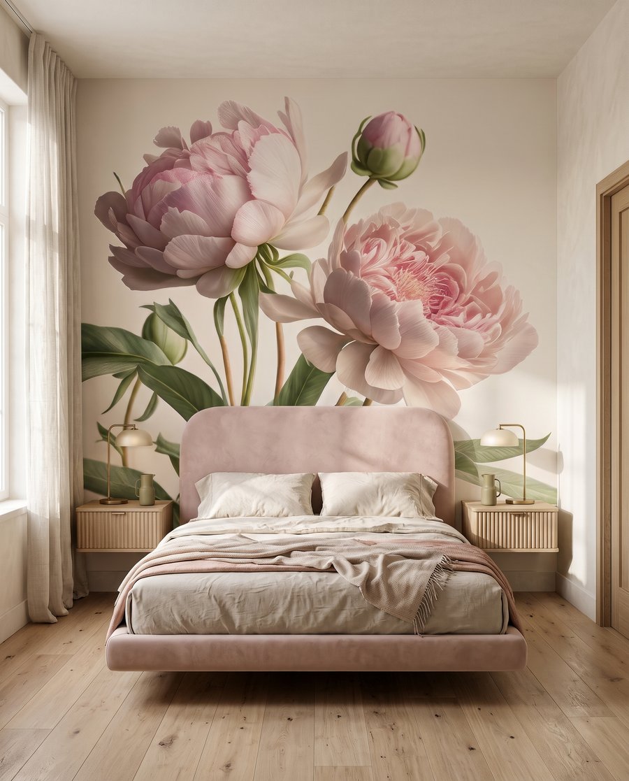 Peonie su steli — ambiente 2