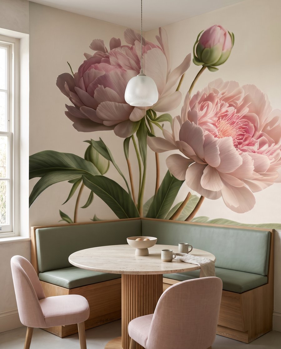 Peonie su steli — ambiente 6