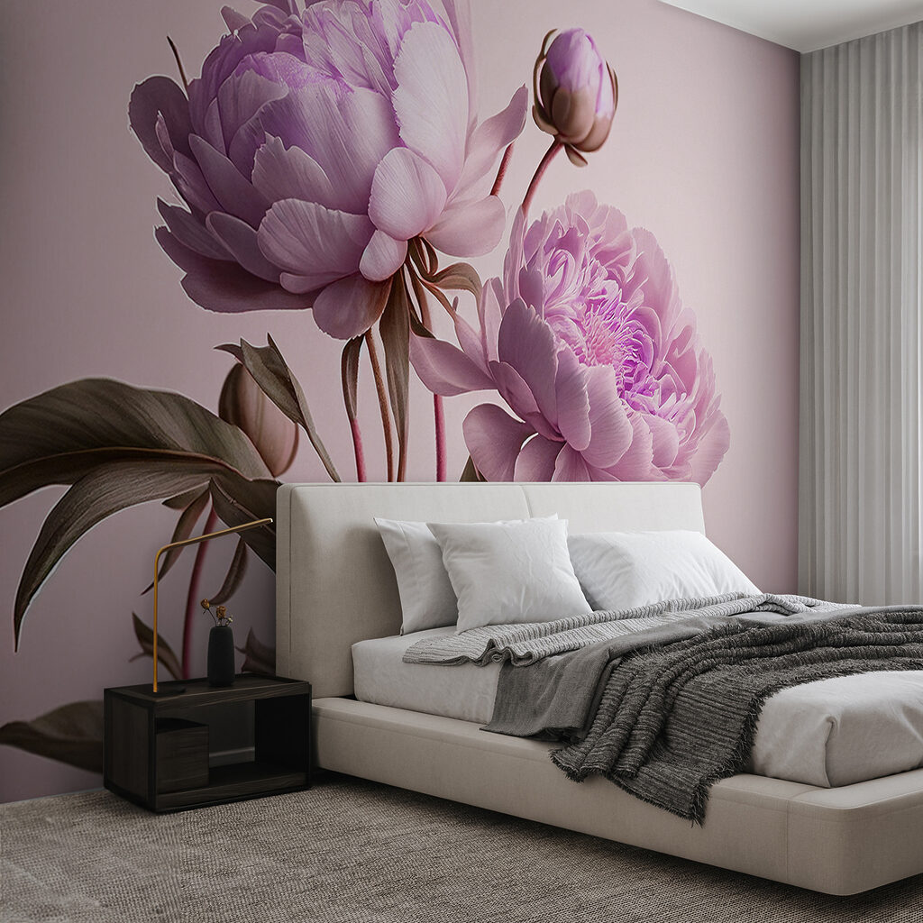 Peonie su steli — ambiente 1