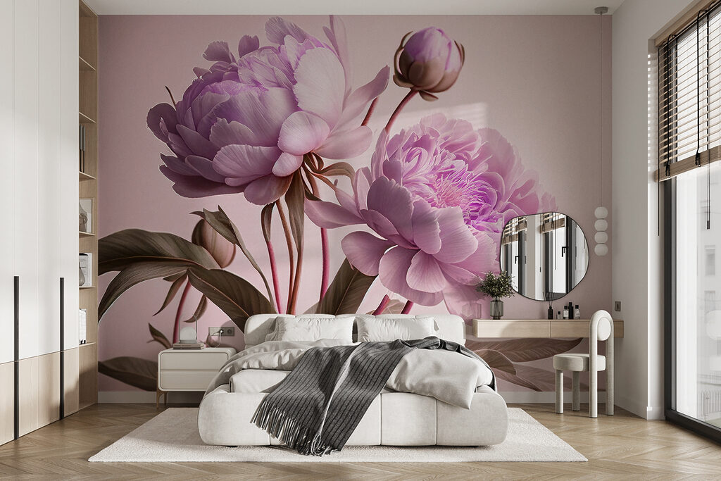 Peonie su steli — ambiente 2