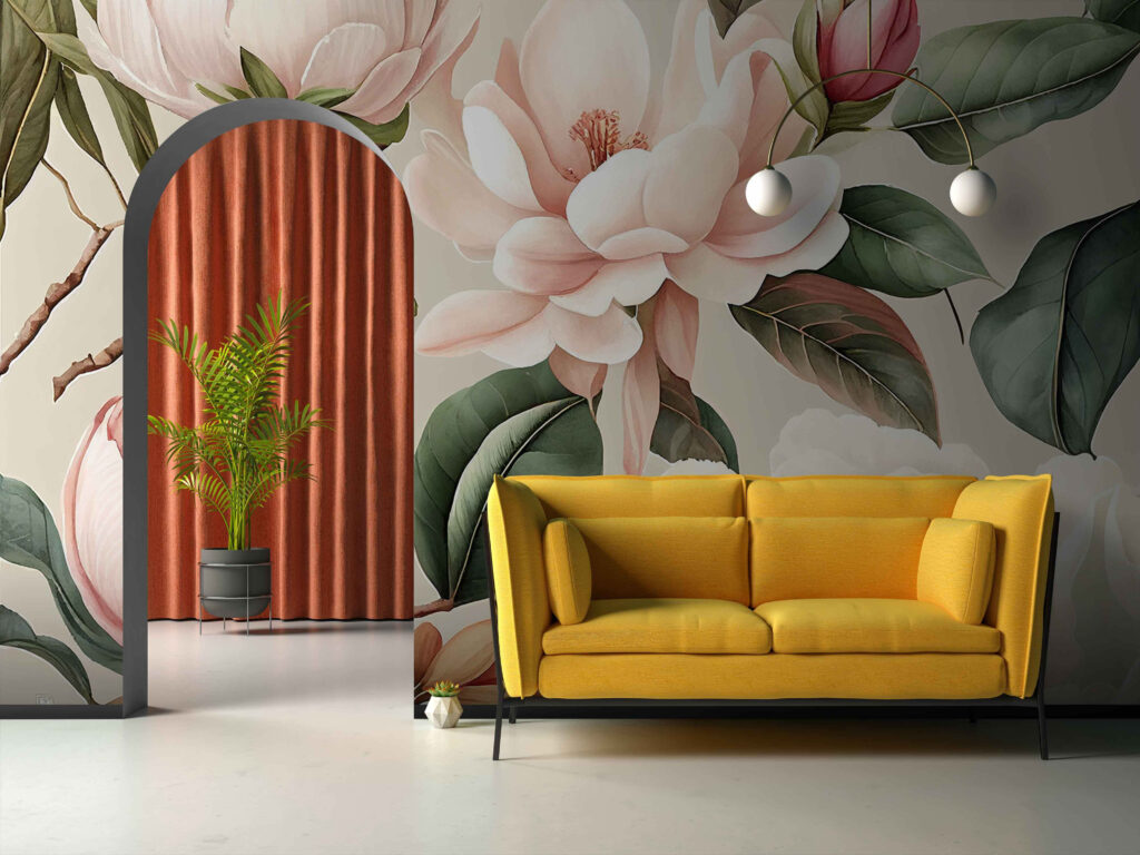 Fiori su rami sinuosi — ambiente 2