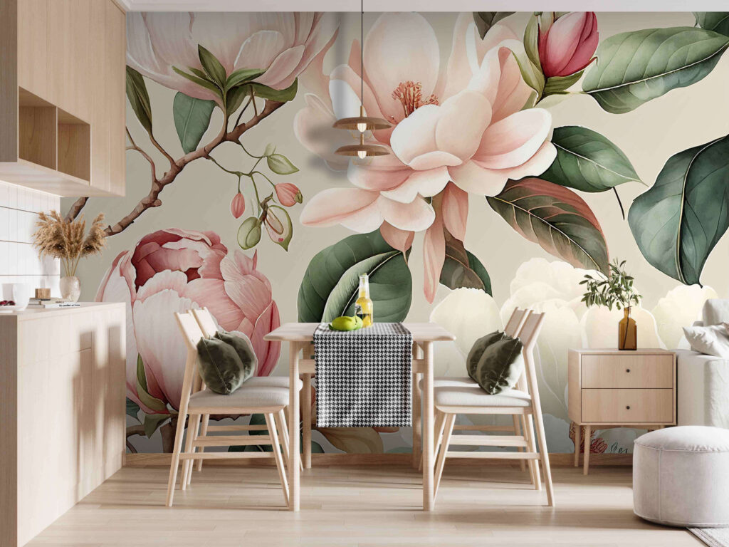 Fiori su rami sinuosi — ambiente 1