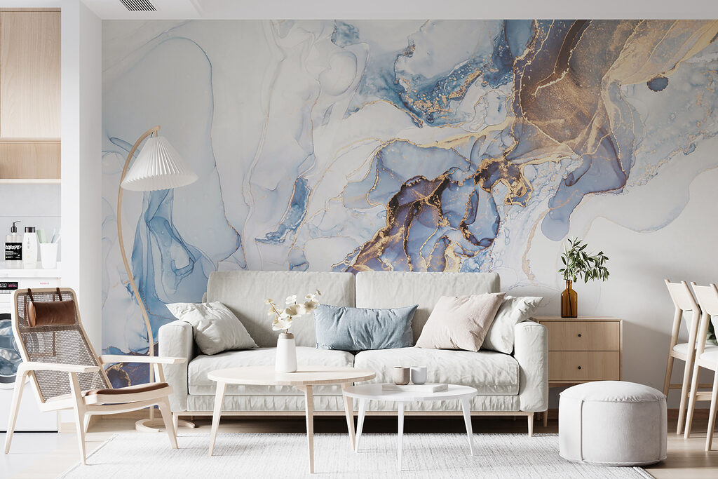Fiume blu di venature — ambiente 5