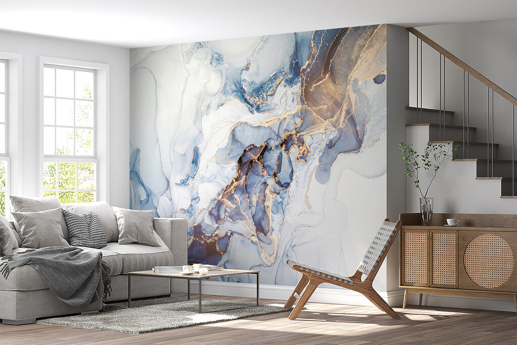 Fiume blu di venature — ambiente 4