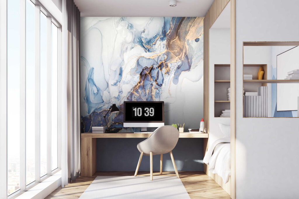Fiume blu di venature — ambiente 3