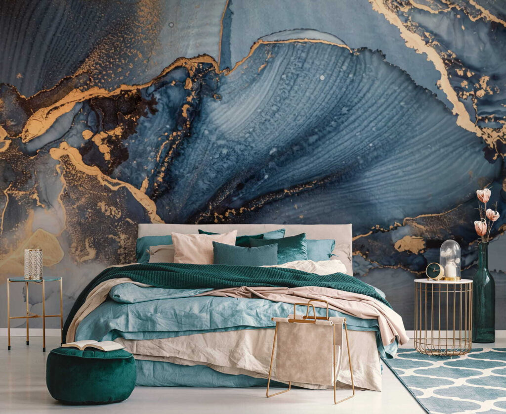 Onde blu venate d’oro — ambiente 1