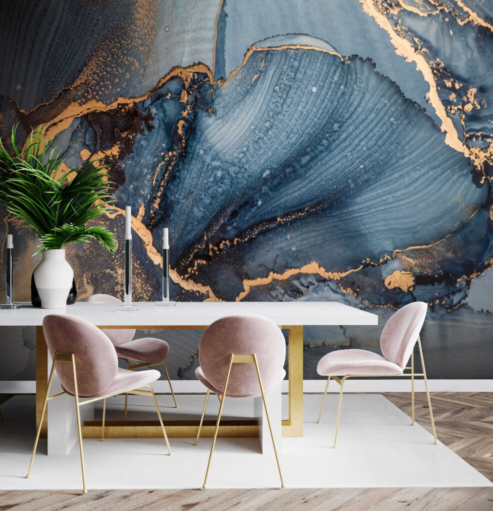 Onde blu venate d’oro — ambiente 4