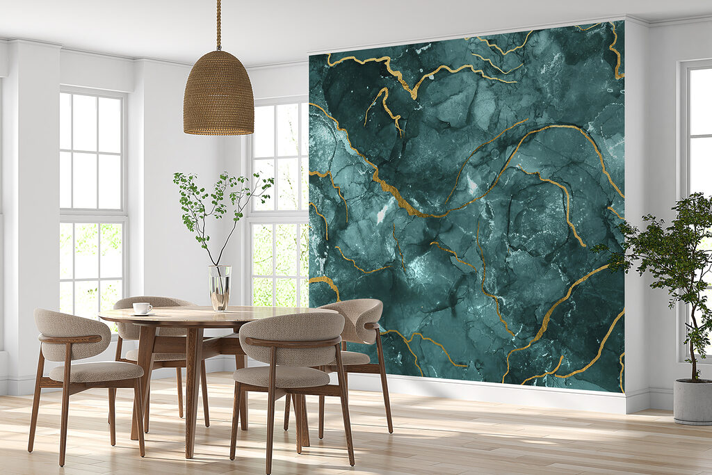Celle turchesi venate d’oro — ambiente 5