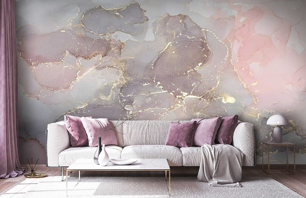 Campi rosa, venature chiare — ambiente 3
