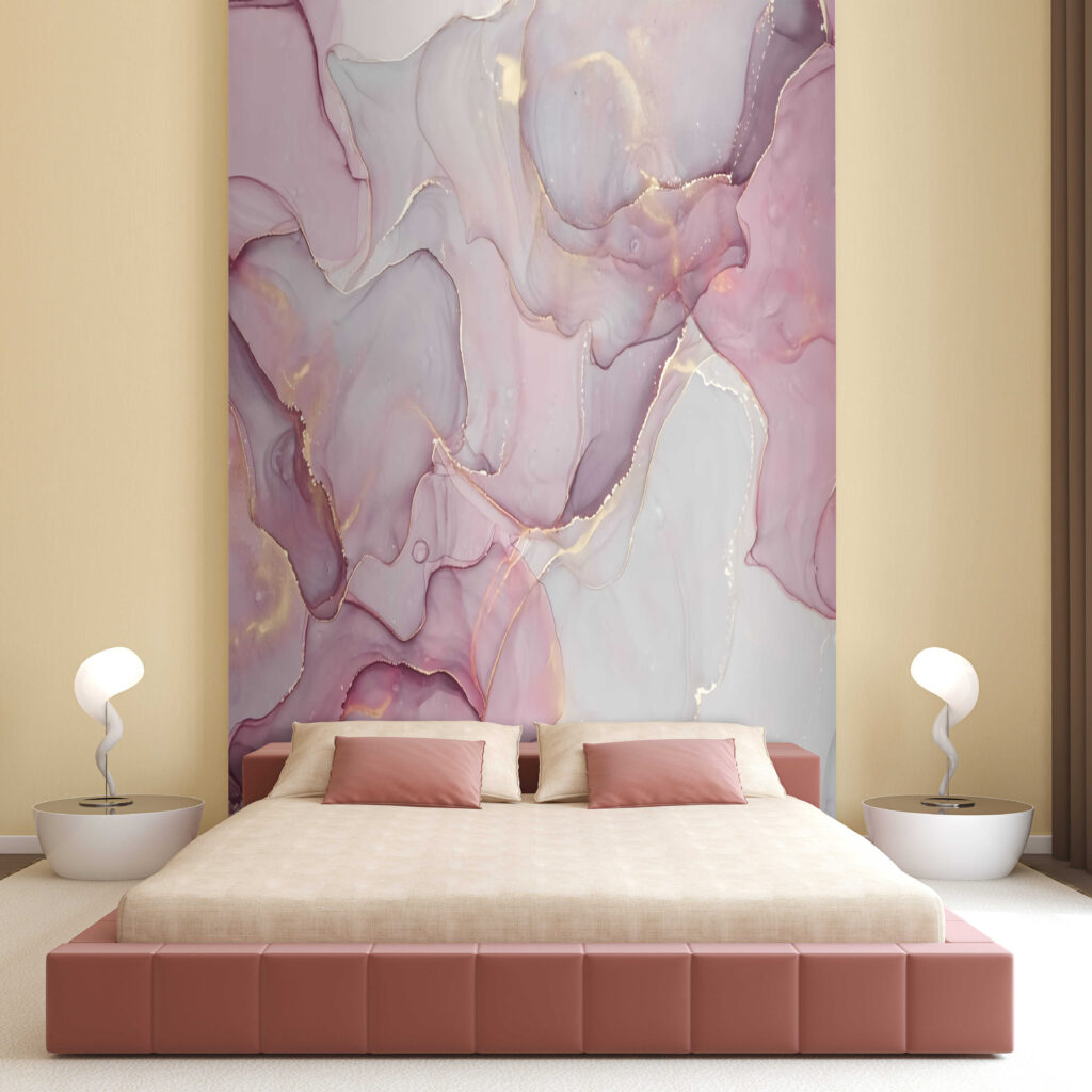 Campi rosa venati d’oro — ambiente 2