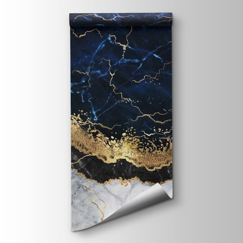 Fascia dorata nel blu — vista del prodotto