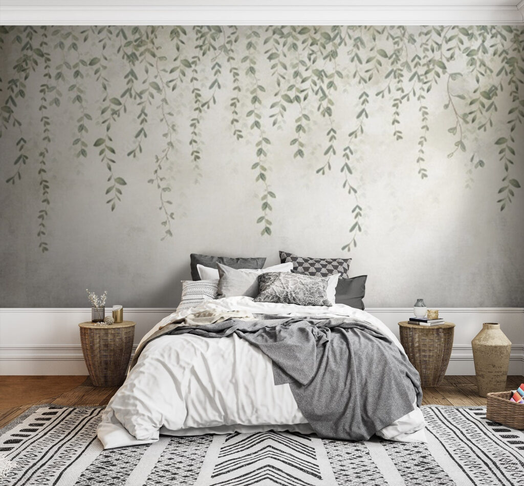 Foglioline pendenti in cornice — ambiente 1