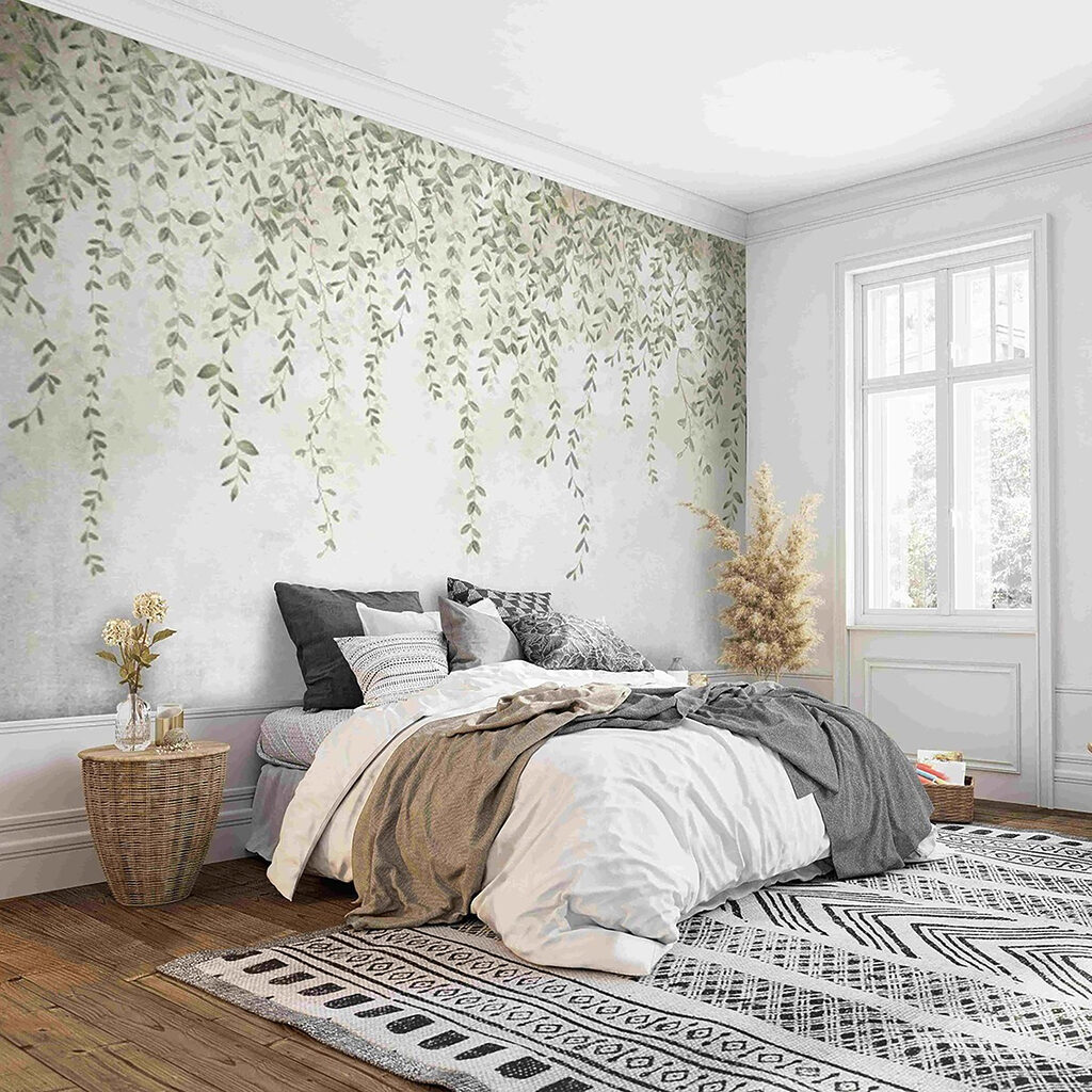 Foglioline pendenti in cornice — ambiente 4