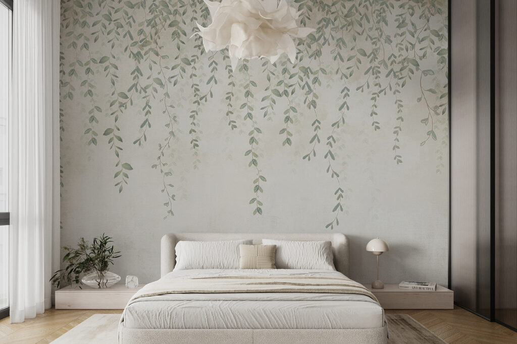Foglioline pendenti in cornice — ambiente 5