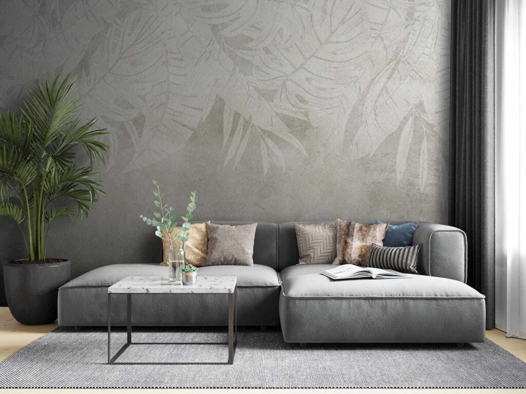 Foglie bianche in patina — ambiente 2