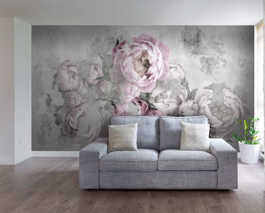 Peonie rosa nella foschia — ambiente 2