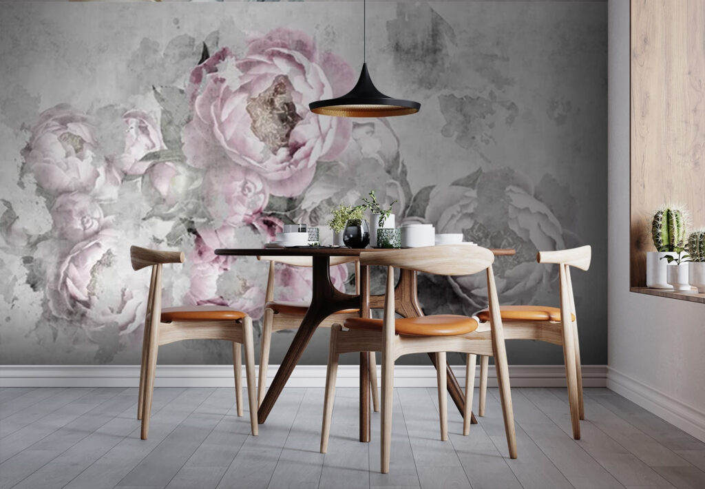 Peonie rosa nella foschia — ambiente 3