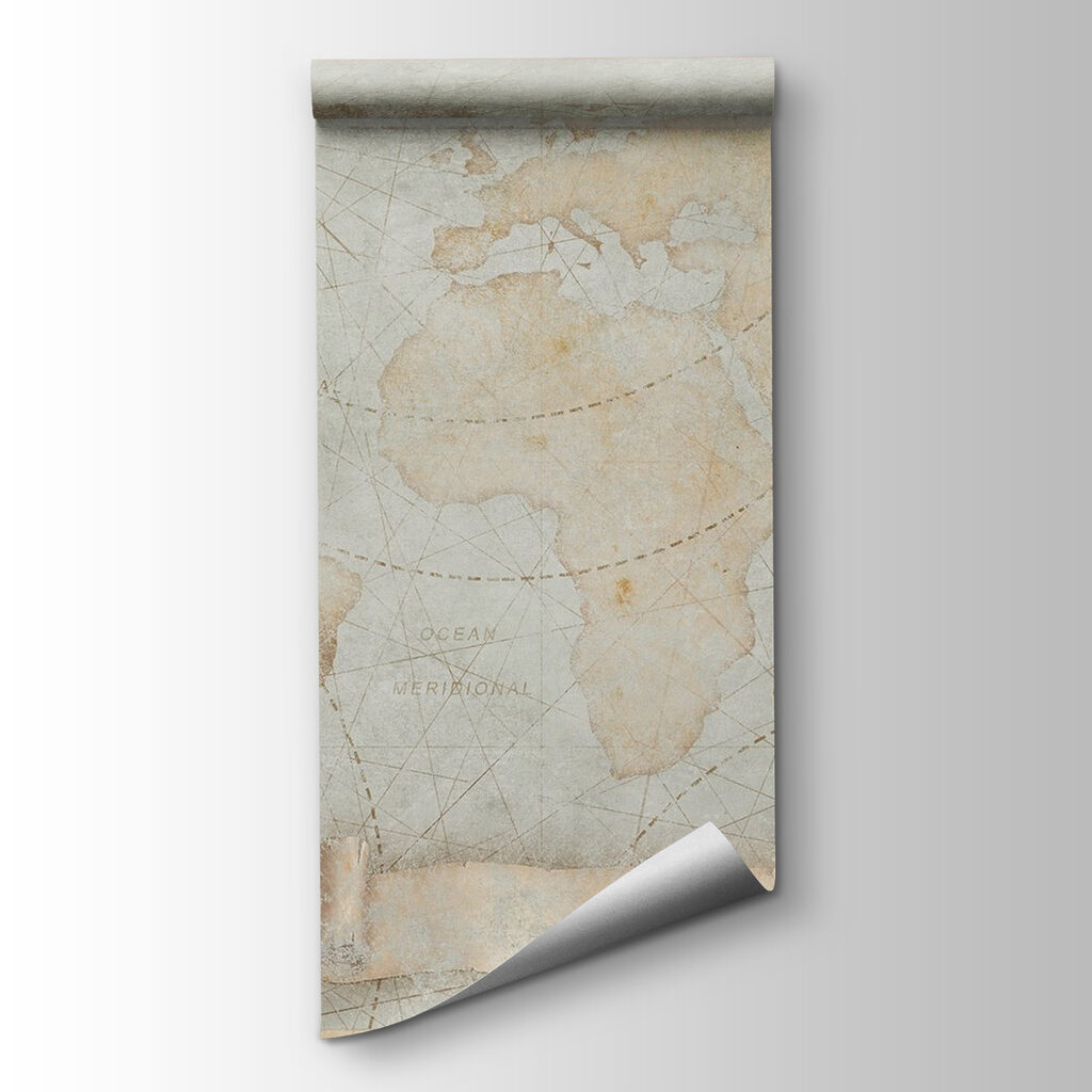 Carta nautica sbiadita — vista del prodotto