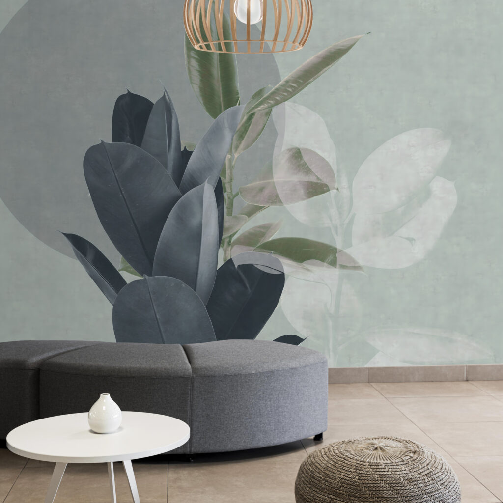 Foglie attorno al cerchio — ambiente 1