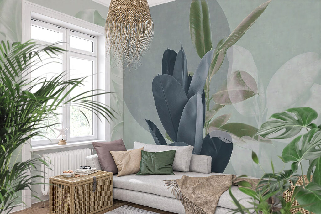 Foglie attorno al cerchio — ambiente 3