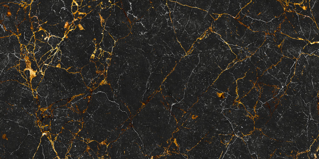 Venature ramate sul nero — design completo