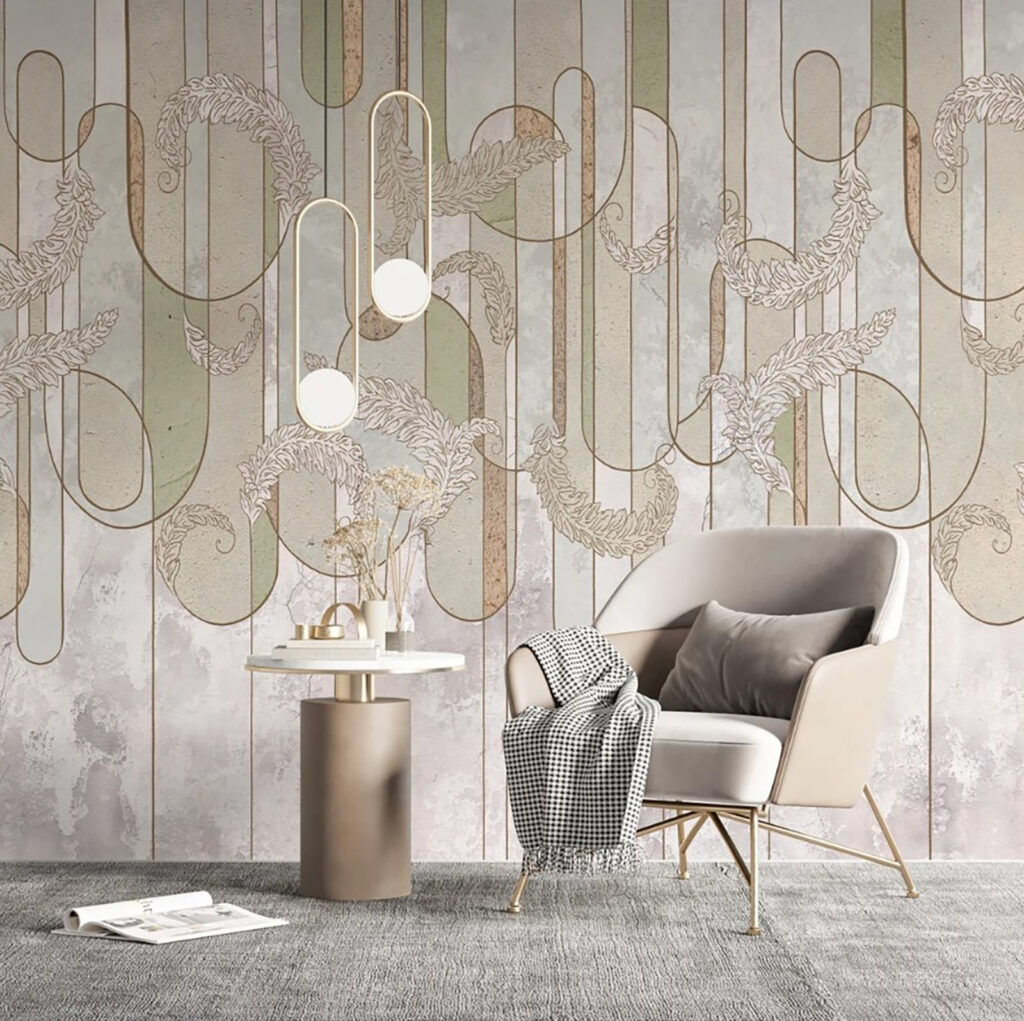 Archi geometrici su bianco — ambiente 4