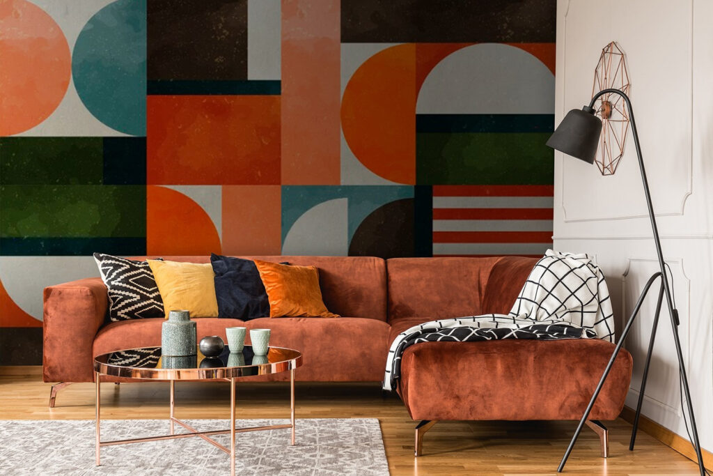 Semicerchi e campi colorati — ambiente 2