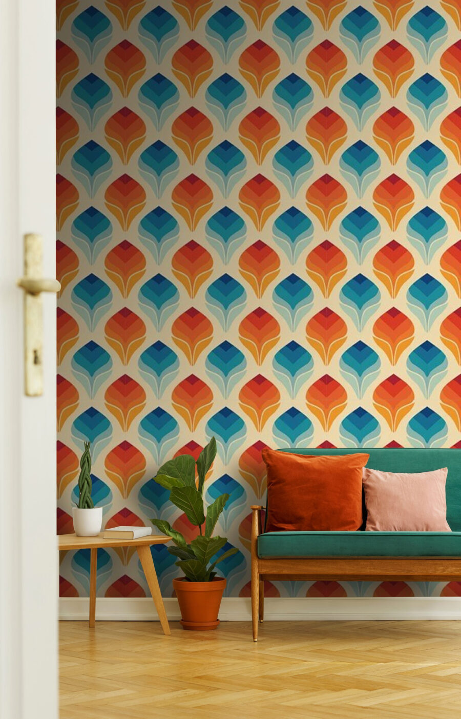 Squame colorate in file — ambiente 2