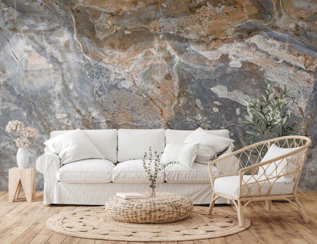 Strati rocciosi grigio sabbia — ambiente 2