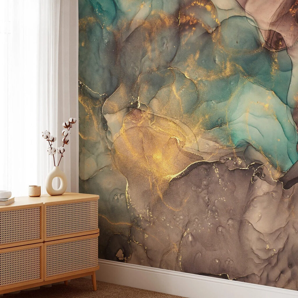 Terra con campi turchesi — ambiente 3