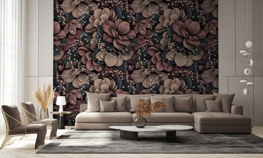 Fiori bruno-rossi nell’ombra — ambiente 2