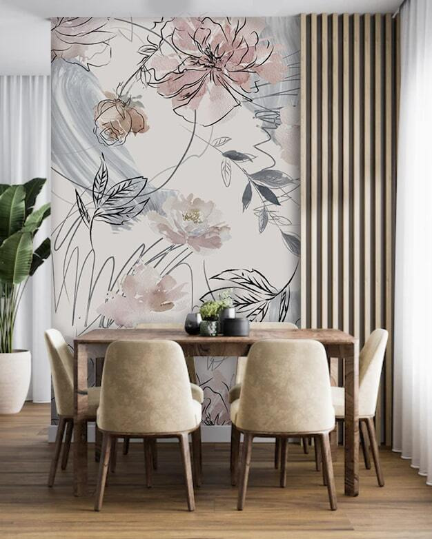 Schizzi leggeri di fiori — ambiente 3