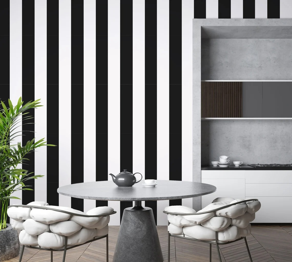 Strisce bianche e nere — ambiente 2