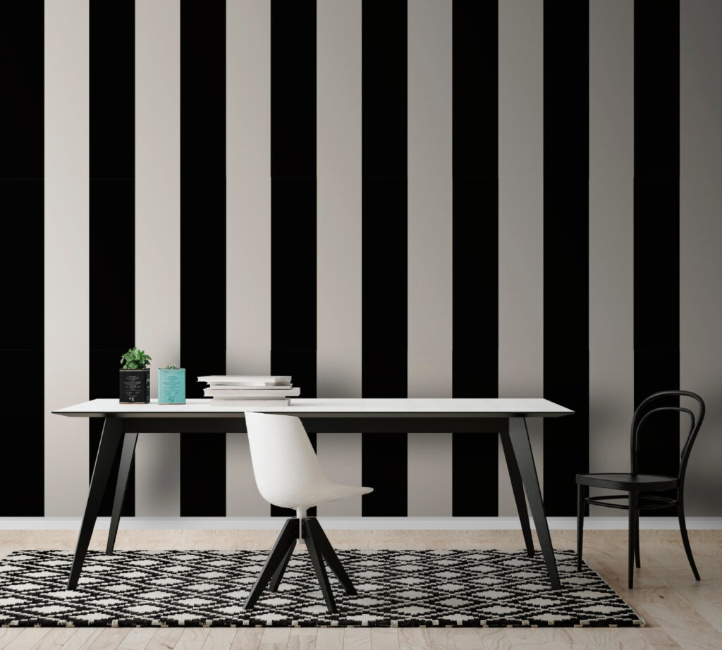 Strisce bianche e nere — ambiente 3