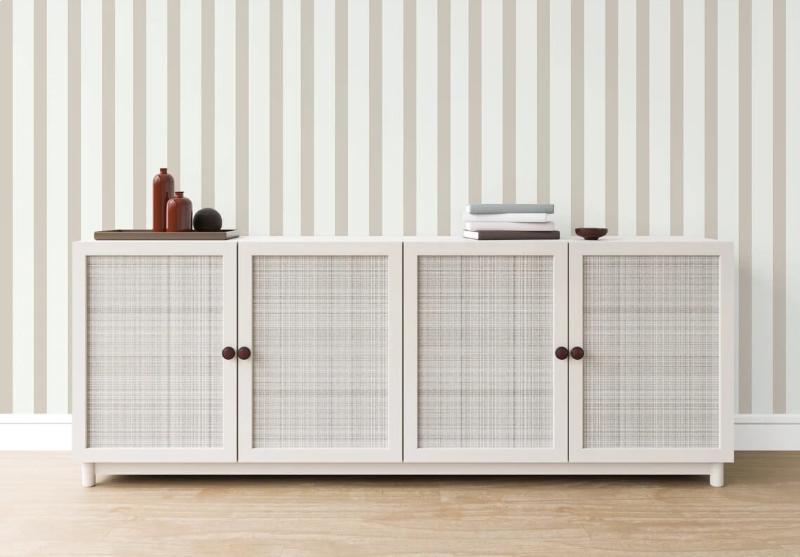 Strisce in grigio sabbia — ambiente 2