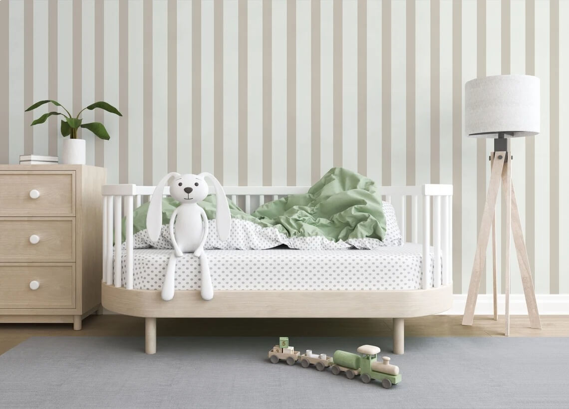 Strisce in grigio sabbia — ambiente 3